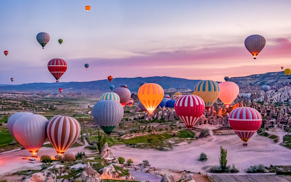 mongolfiere cappadocia san valentino in turchia