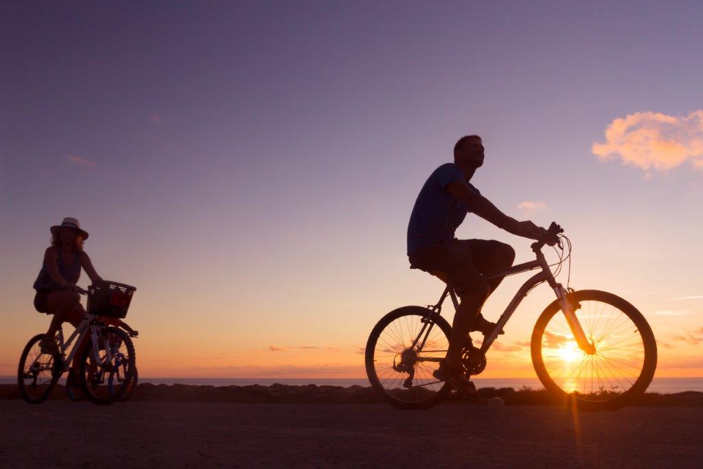 canarie in bici
